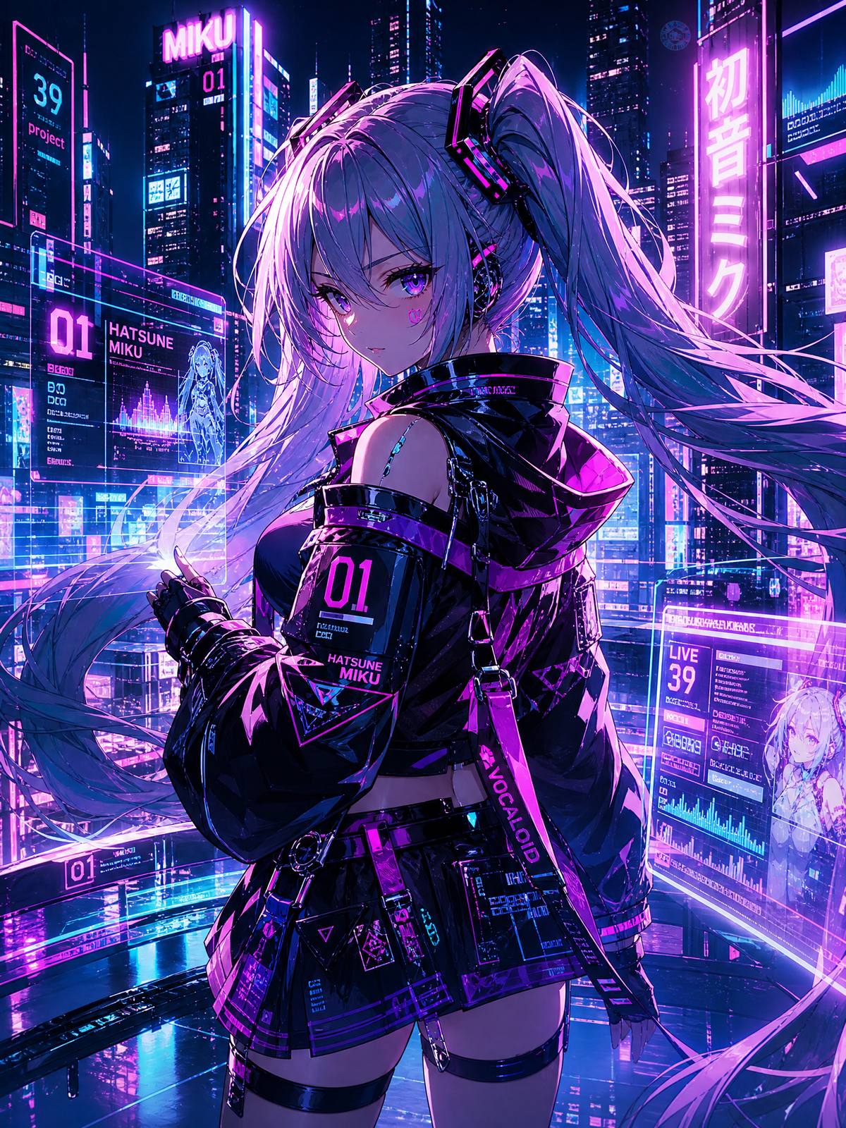 探花AI动漫-赛博少女